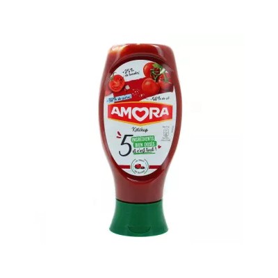 Ketchup 5 ingrédients, 468g - AMORA