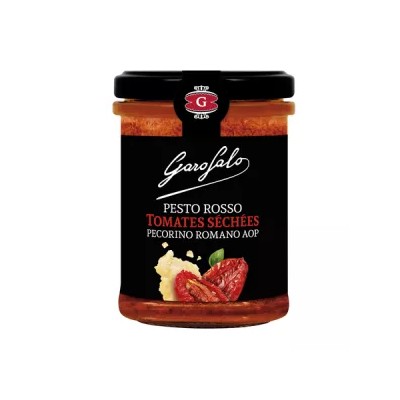 Sauce Pesto Rosso Tomate séchées Pecorino Romano 175g - GAROFALO