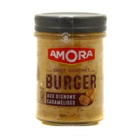 Salsa Gourmet para Hamburguesas con Cebolla Caramelizada, 188 g - AMORA