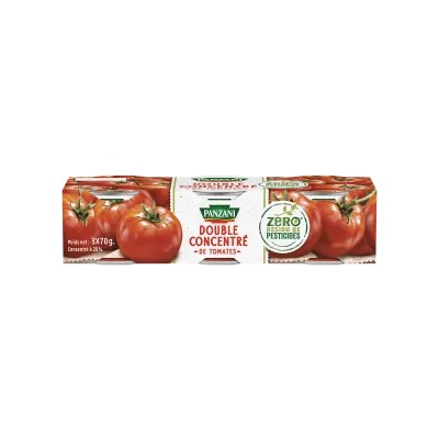Pasta de Tomate Doblemente Concentrada 3 x 70 g - PANZANI