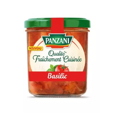 Homemade Tomato Sauce with Basil and a Hint of Garlic 320g - Panzani