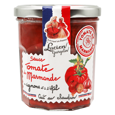 Fresh Tomato Sauce from Marmande with Onions and Garlic 300g - LUCIEN GEORGELIN