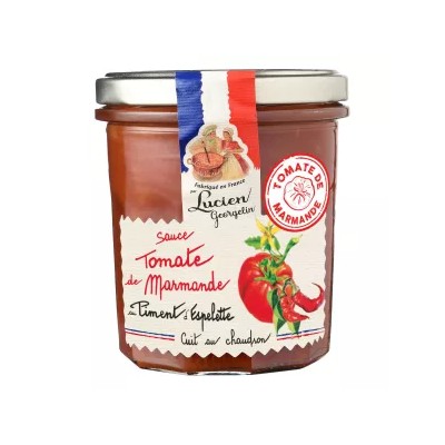Salsa de Tomate Marmande con Pimiento de Espelette 300 g - LUCIEN GEORGELIN