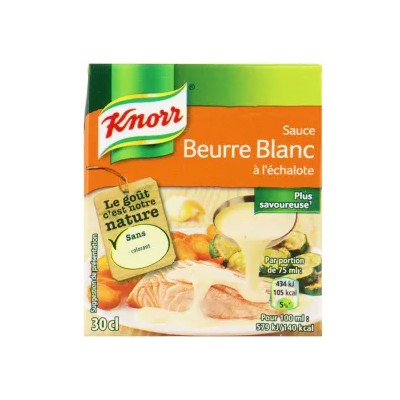 Salsa de Mantequilla Blanca de Chalota Knorr 30 cl
