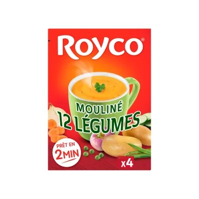 ROYCO 12 Vegetable Purée x4 64g