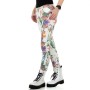 Jeans Femme impression fleuri multi