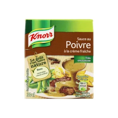 Sauce Poivre Crème Fraîche, 30cl - KNORR