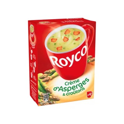 Crema de Espárragos con Picatostes. 4 x 20 cl - ROYCO