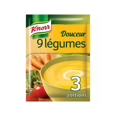 Sopa de 9 Verduras Knorr, 3 Raciones, 84 g