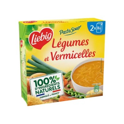 Sopa de Verduras y Fideos 2x30 cl - LIEBIG