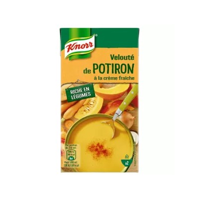Soupe Veloutée de Potiron Crème Fraîche, 500ml - KNORR