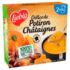 French Pumpkin & Chestnut Soup 2x30cl - LIEBIG