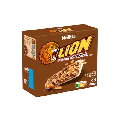 8 Barritas Lion de 25 g