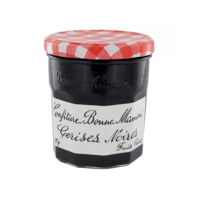 Black Cherry Jam 370g - BONNE MAMAN