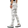 Jeans Women's camouflage stretch white