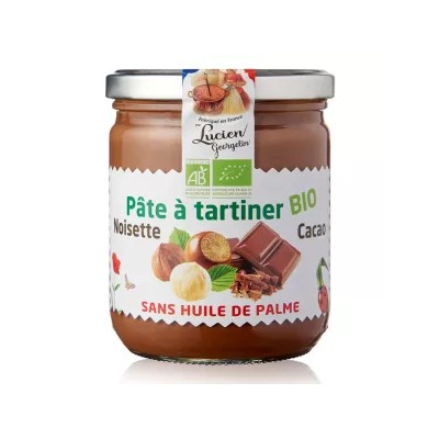 Organic Hazelnut Spread 400g - LUCIEN GEORGELIN