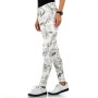 Jeans Women's camouflage stretch white