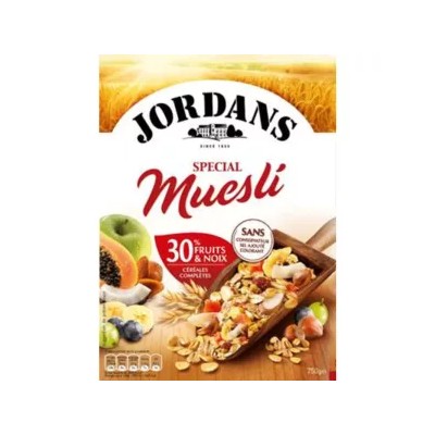 Muesli de Frutos Secos Jordans 750 g