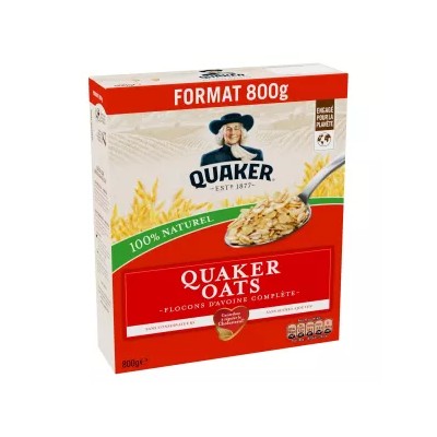Céréales Flocons d'Avoine 100% Naturel 800g - QUAKER
