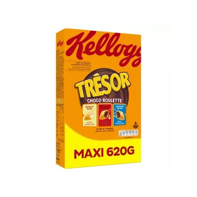 KELLOGG'S Choco Roulette Treasure Cereal, 620g