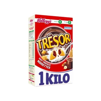Céréales Trésor Chocolat Noisettes 1kg - kellogg's