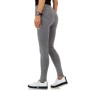 Women's high-waisted skinny gray jeans