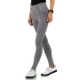 Women's high-waisted skinny gray jeans