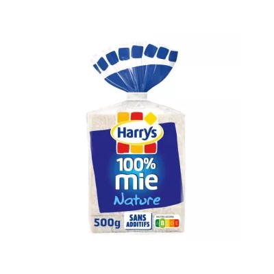 Plain Sliced ​​Bread x12 500g - HARRY'S