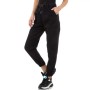 Women's high-waisted wide-leg jeans in black