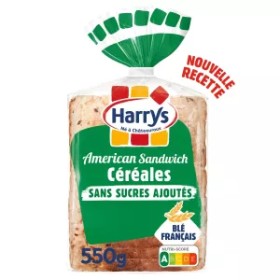 Harrys American Sandwich Bread, 7 Grains, No Added Sugar, No Additives, 550g