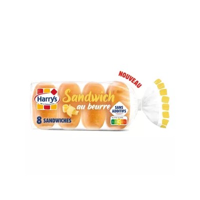 Harrys Wholemeal American Sandwich Bread, No Added Sugar, Maxi Size, No Additives, 900g