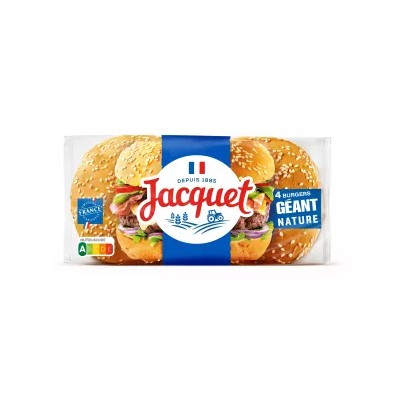 Hamburguesas gigantes sin gluten de 330 g x 4