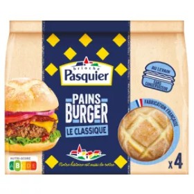 4 x 235g Classic Burger Buns