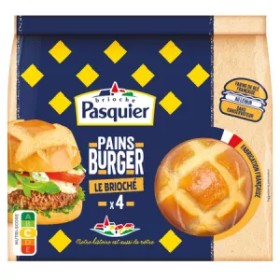 Pains burgers briochés 235g - PASQUIER