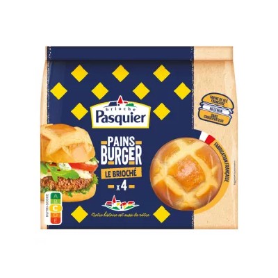 Brioche Burger Buns 235g - PASQUIER