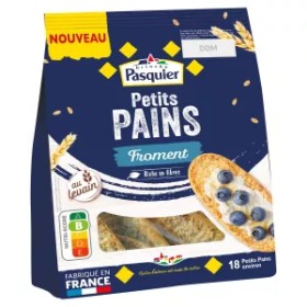 Petits Pains Grillés Froment Au Levain 225g - Brioche Pasquier
