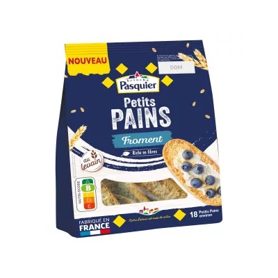 Sourdough Wheat Toasted Rolls 225g - Brioche Pasquier