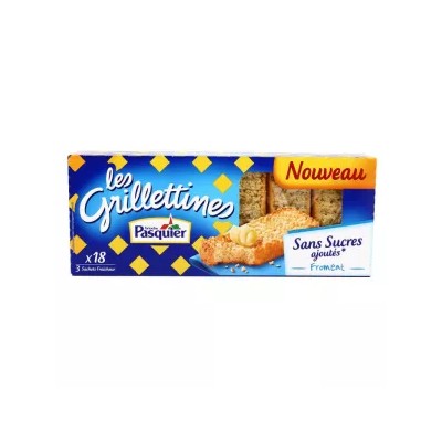 Pasquier No Added Sugar Wheat Grilletine 255g