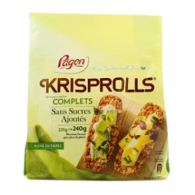 Wholemeal Swedish Rolls, No Added Sugar, 240g - KRISPROLLS