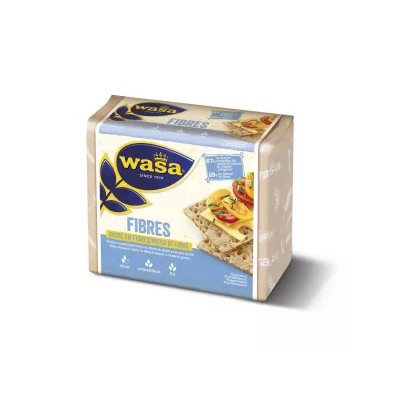Crispy Rye, Bran, and Wheat Fiber Crackers, 230g - WASA