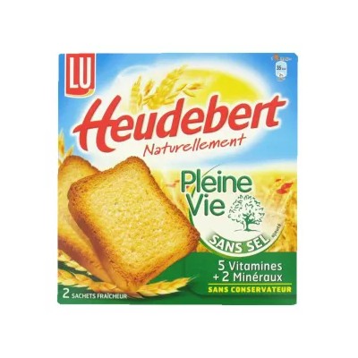 Bizcochos Fritos Integrales Sin Sal 34 t 300 g - HEUDEBERT