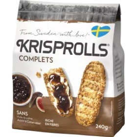 Petits Pains Suédois Complets, 240g - KRISPROLLS