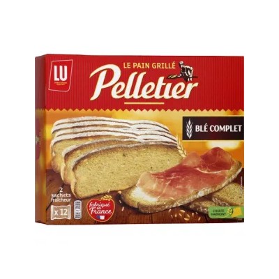 Tostada de Trigo Integral 500 g - PELLETIER