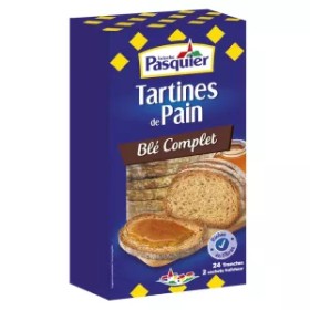 Tartines de Pain Blé Complet 240G - Pasquier