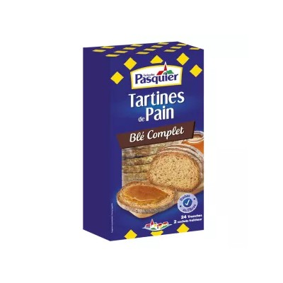 Whole Wheat Bread Slices 240g - Pasquier