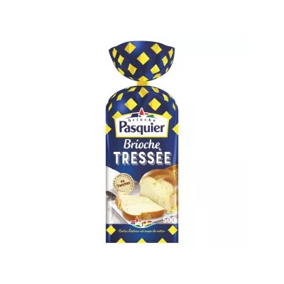 Brioche trenzado en lonchas 500 g - PASQUIER