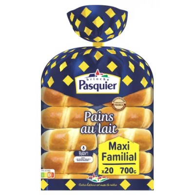 Panecillos de Leche Familiares x20 700 g - PASQUIER BRIOCHE