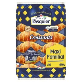 16 Croissants 640 g - PASQUIER BRIOCHE