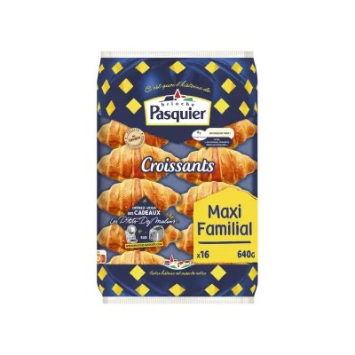 Croissants X16 640g - BRIOCHE PASQUIER