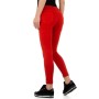 Jeans Femme Denim slim leg washed rouge